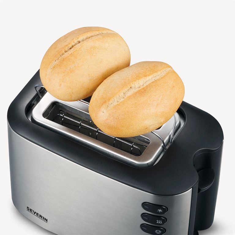 TOSTAPANE per toast con pinze acciaio 2 fette fessure toaster