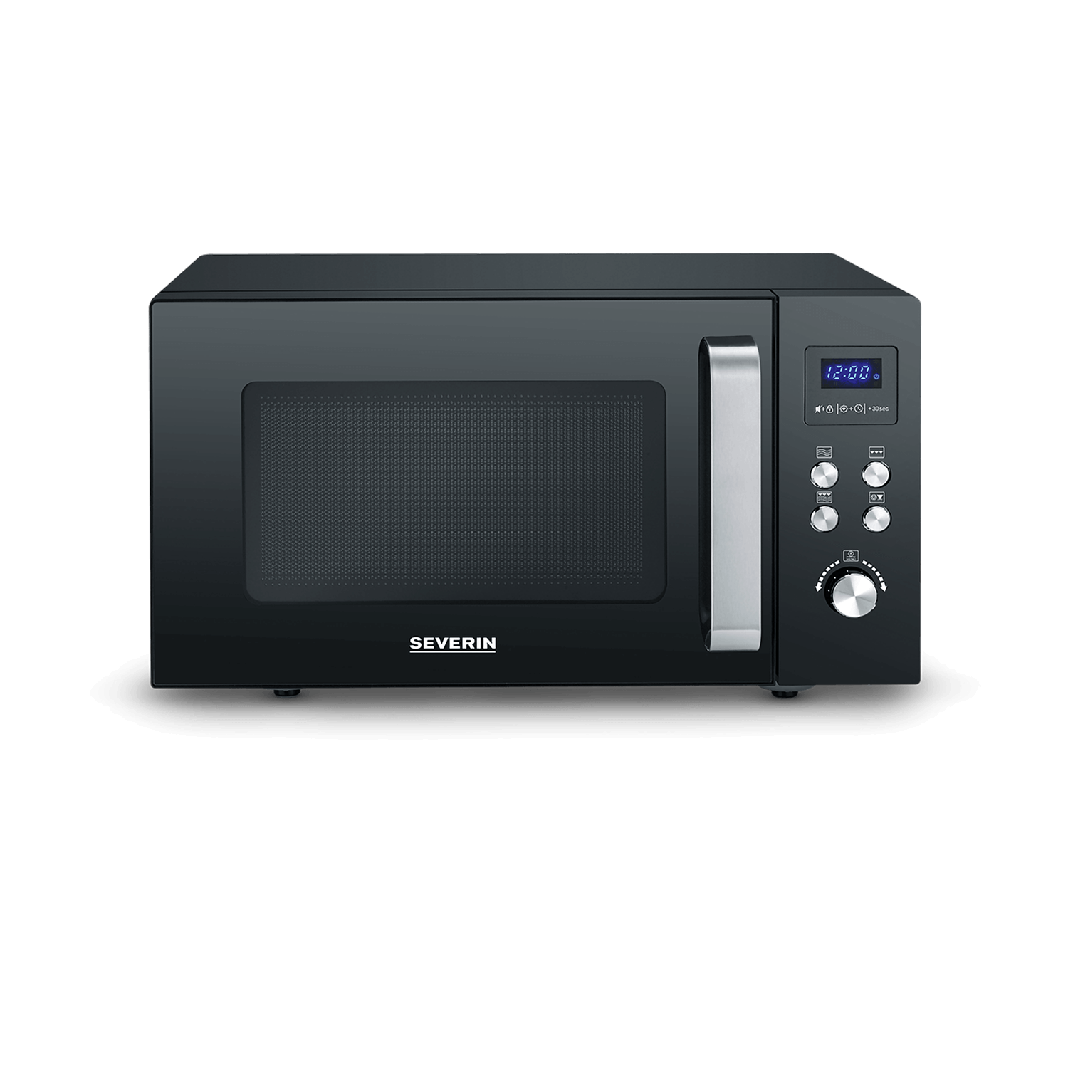 2-in-1 Mikrowelle mit Glasboden und Grill