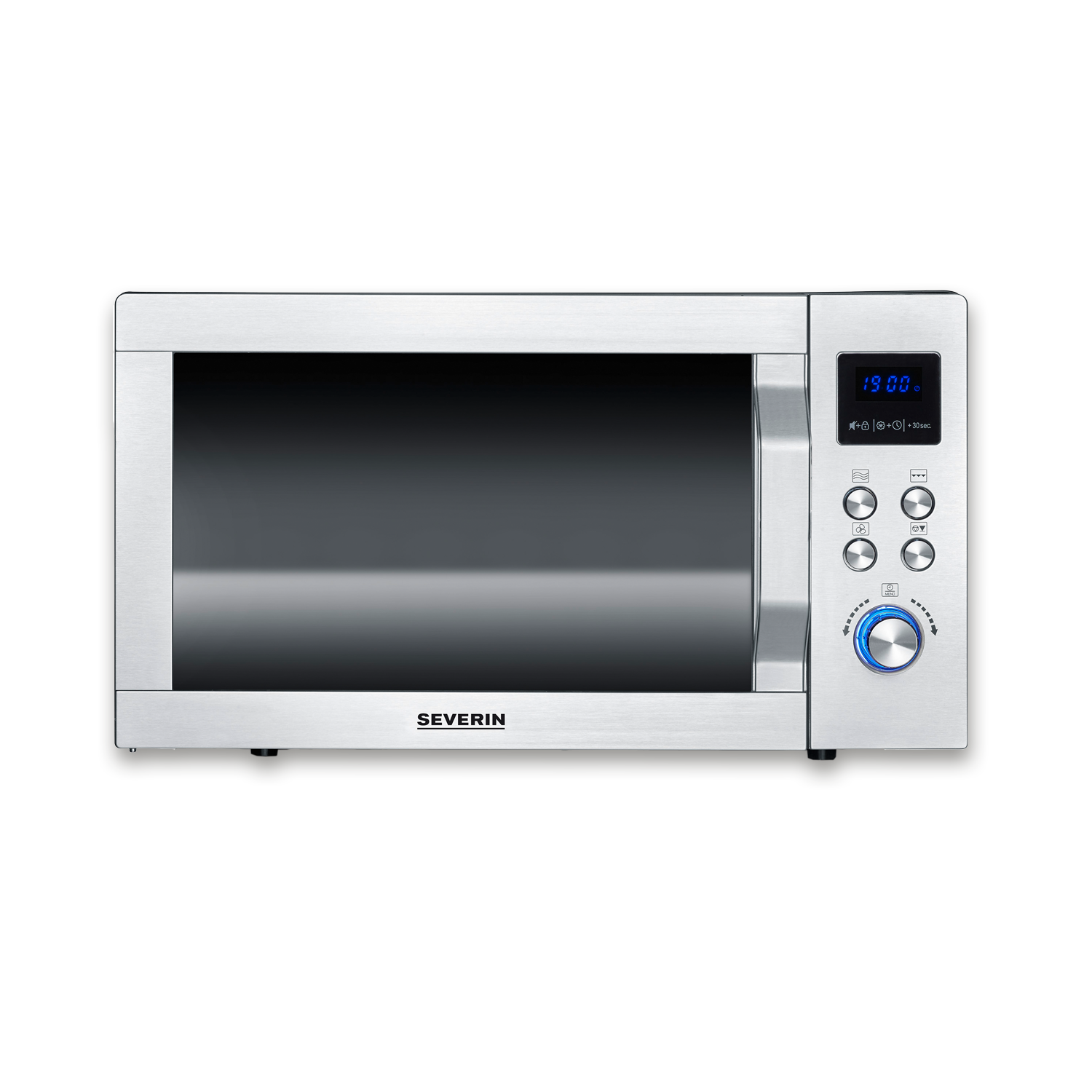 3-in-1 Mikrowelle mit Glasboden