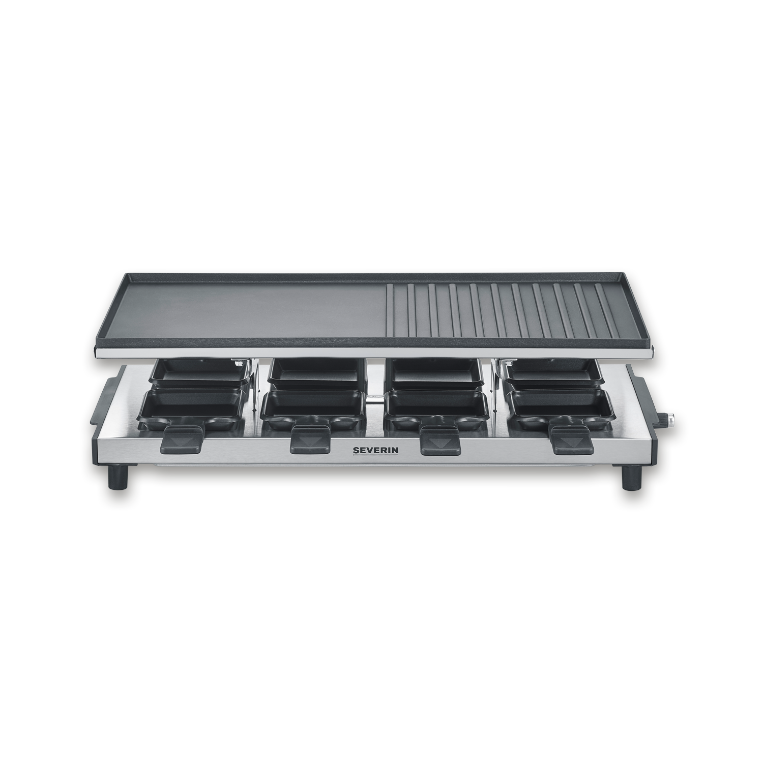 Raclette mit antihaftbeschichteter Grillplatte