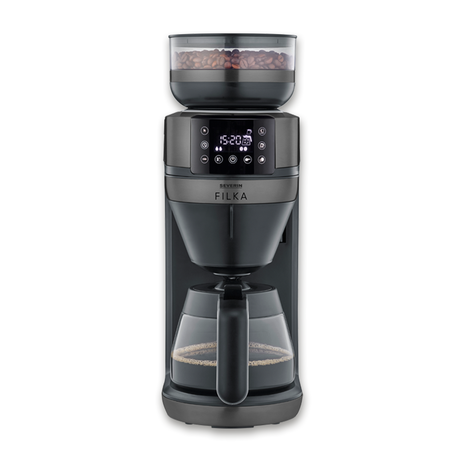 Filterkaffee-Vollautomat FILKA Dark Inox
