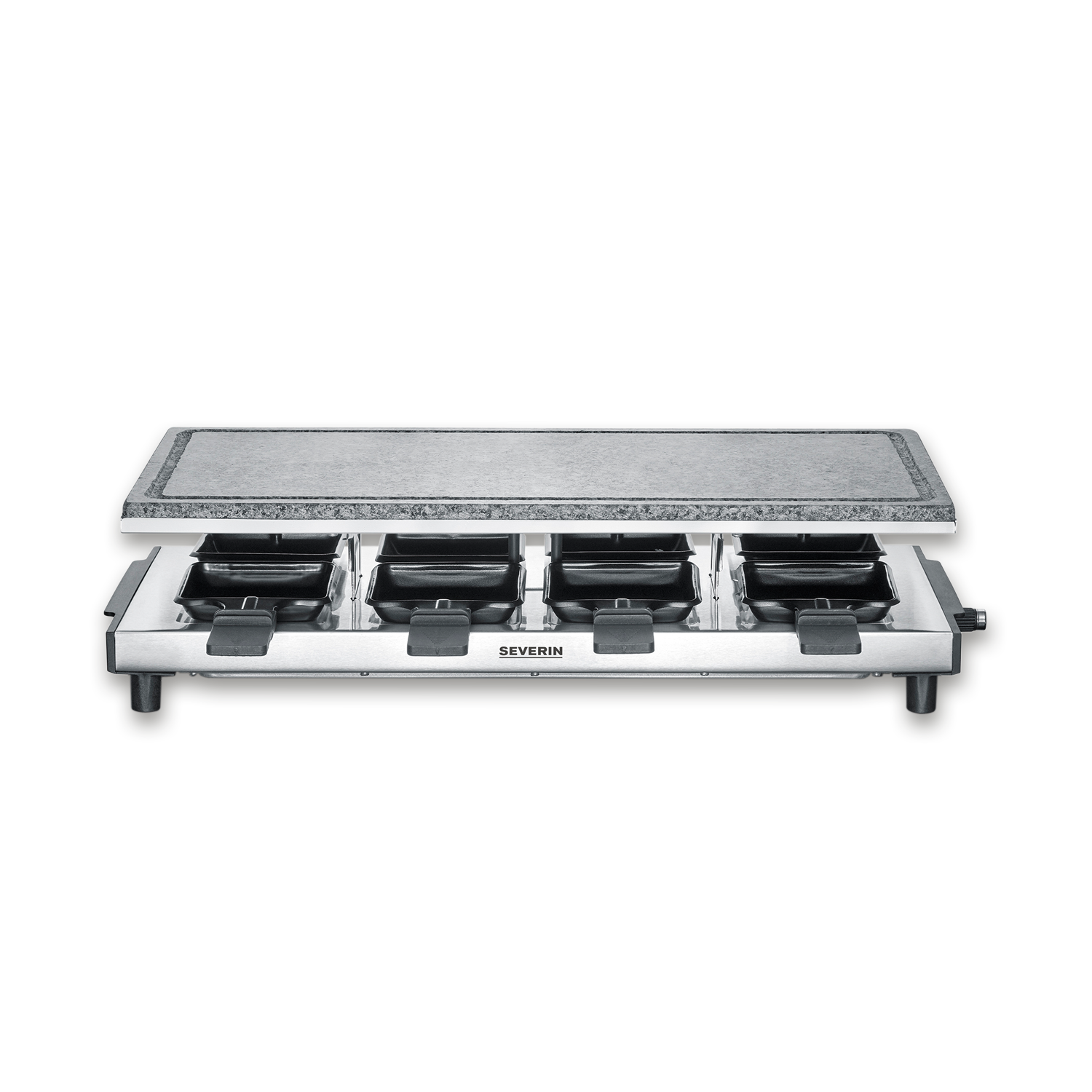 SEVERIN Raclette 8 part avec pierre naturelle RG 2374