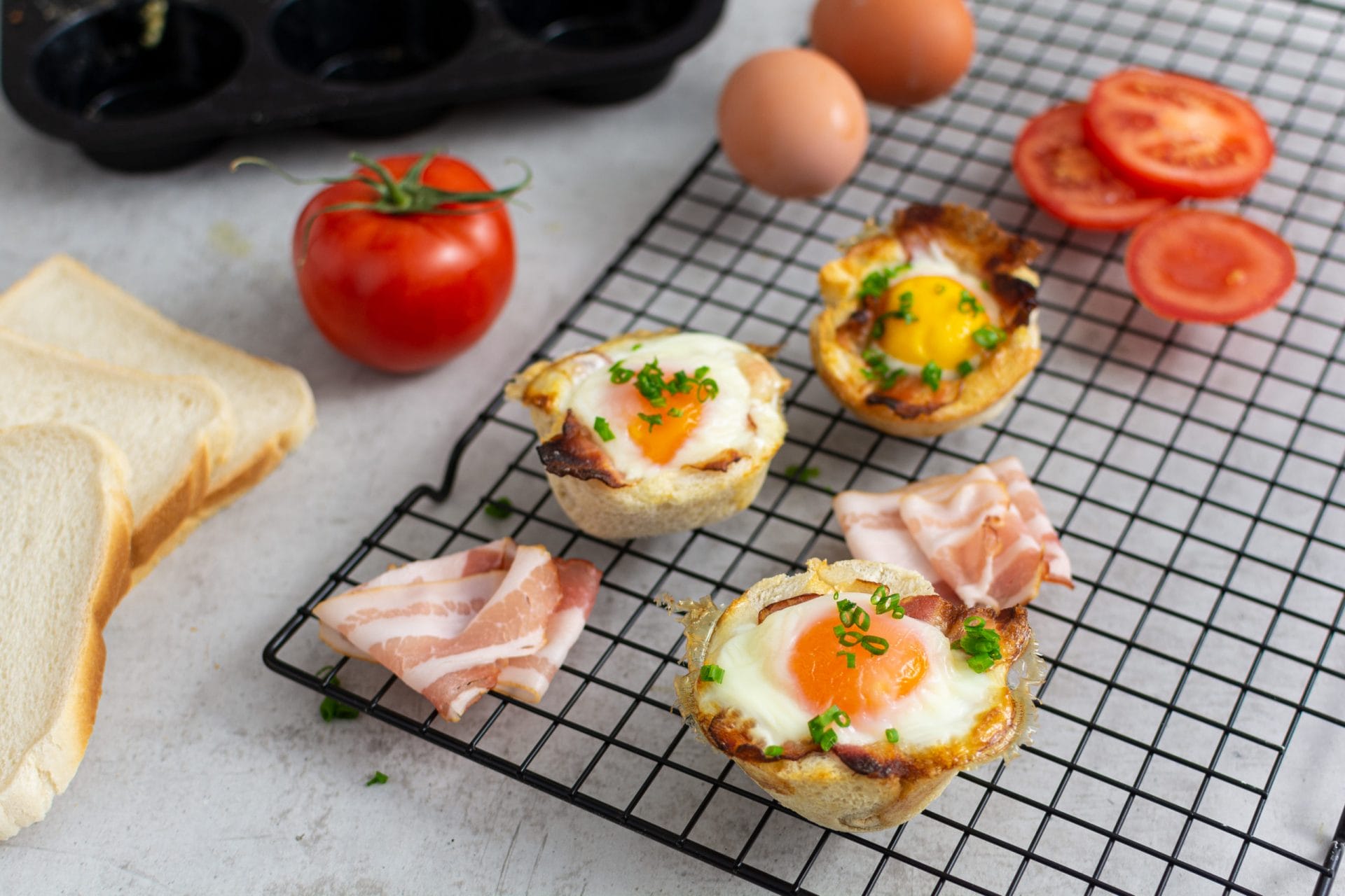 Toast-Muffins zum Frühstück Toast-Muffins zum Frühstück