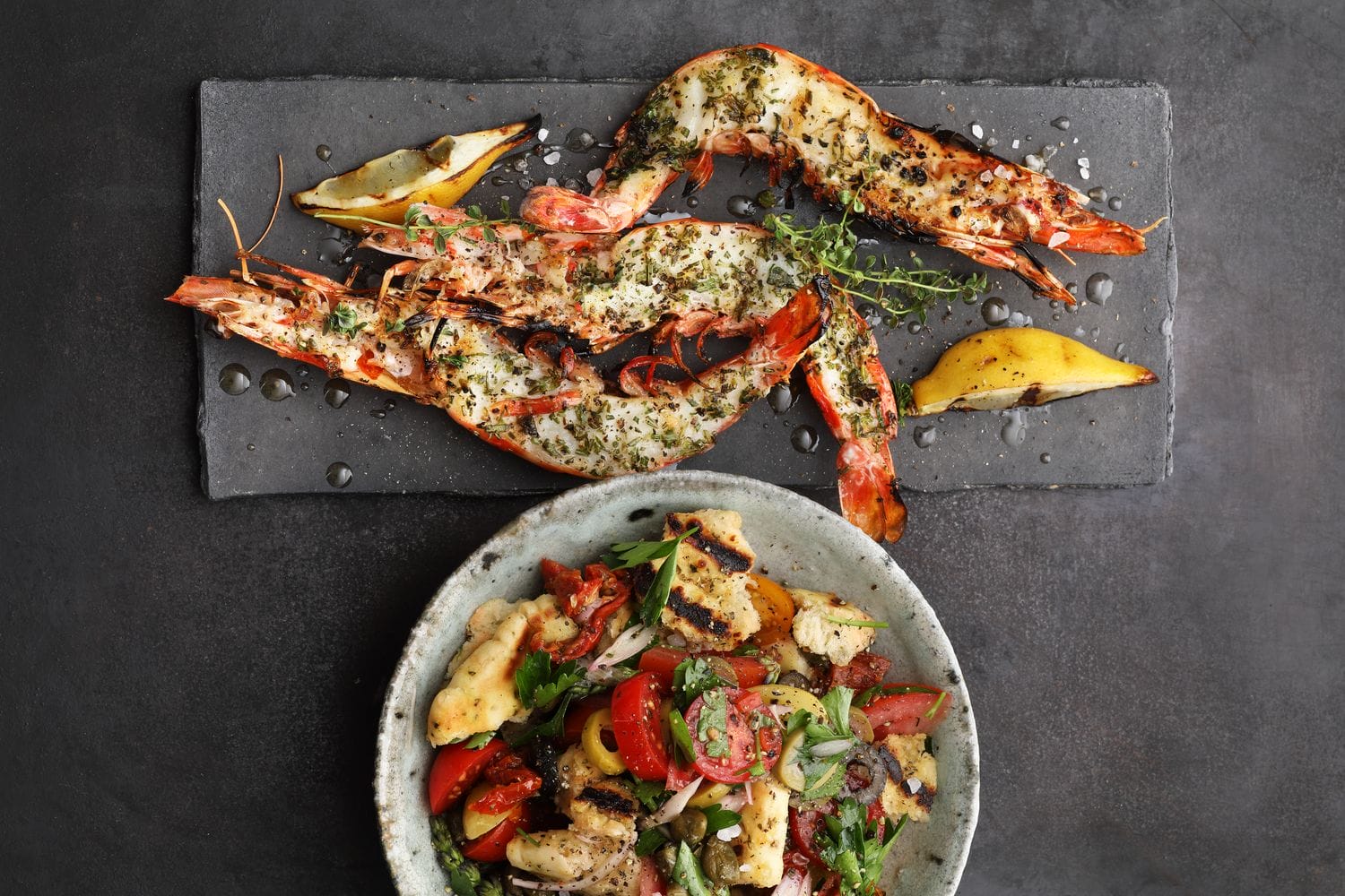 GAMBAS_TOMATEN_FORCACCIA_SALAT
