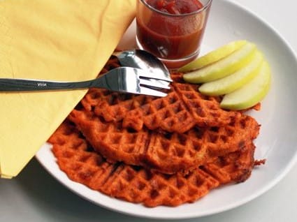 Schnelle Pizzawaffeln