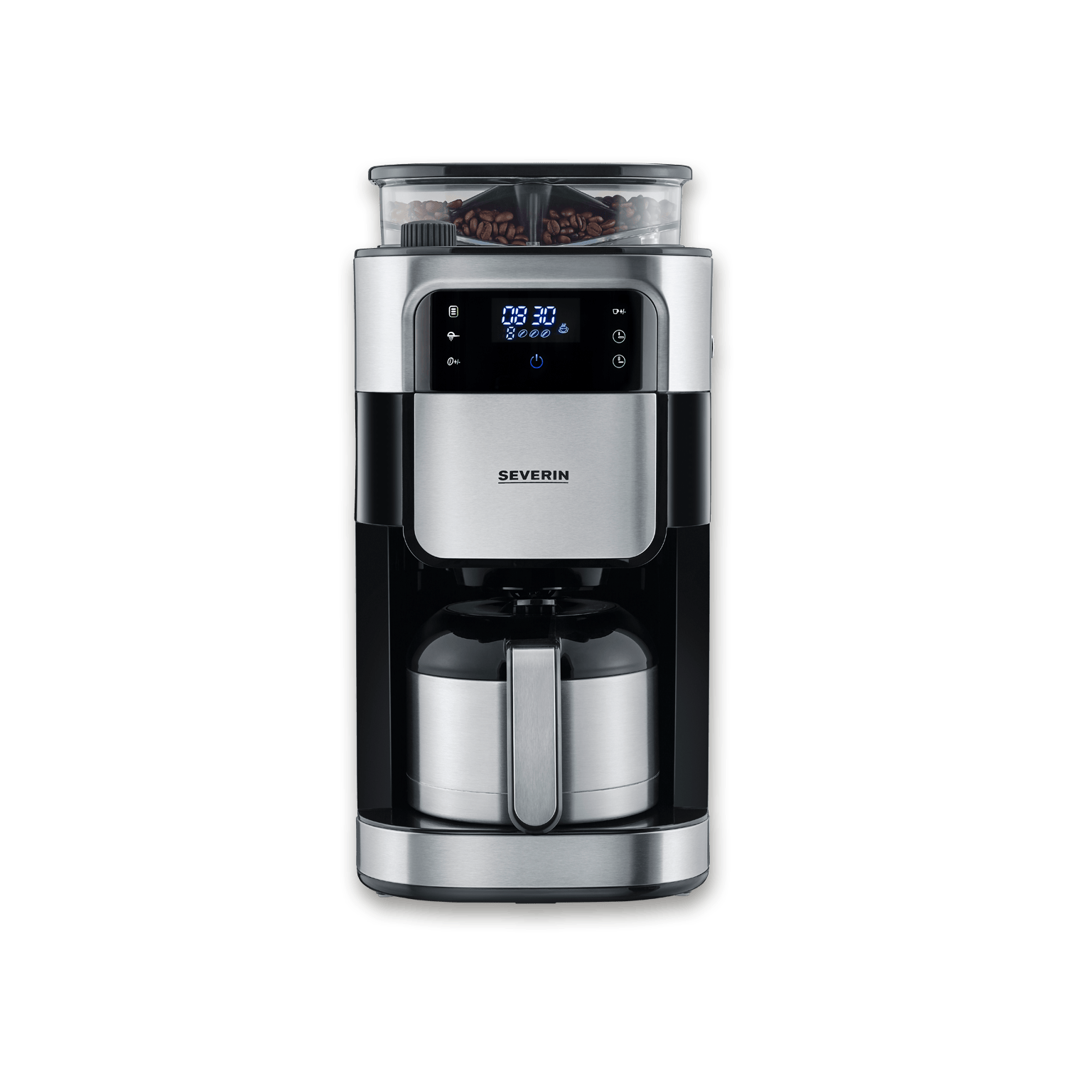 SEVERIN Cafetière filtre isotherme avec broyeur KA 4814