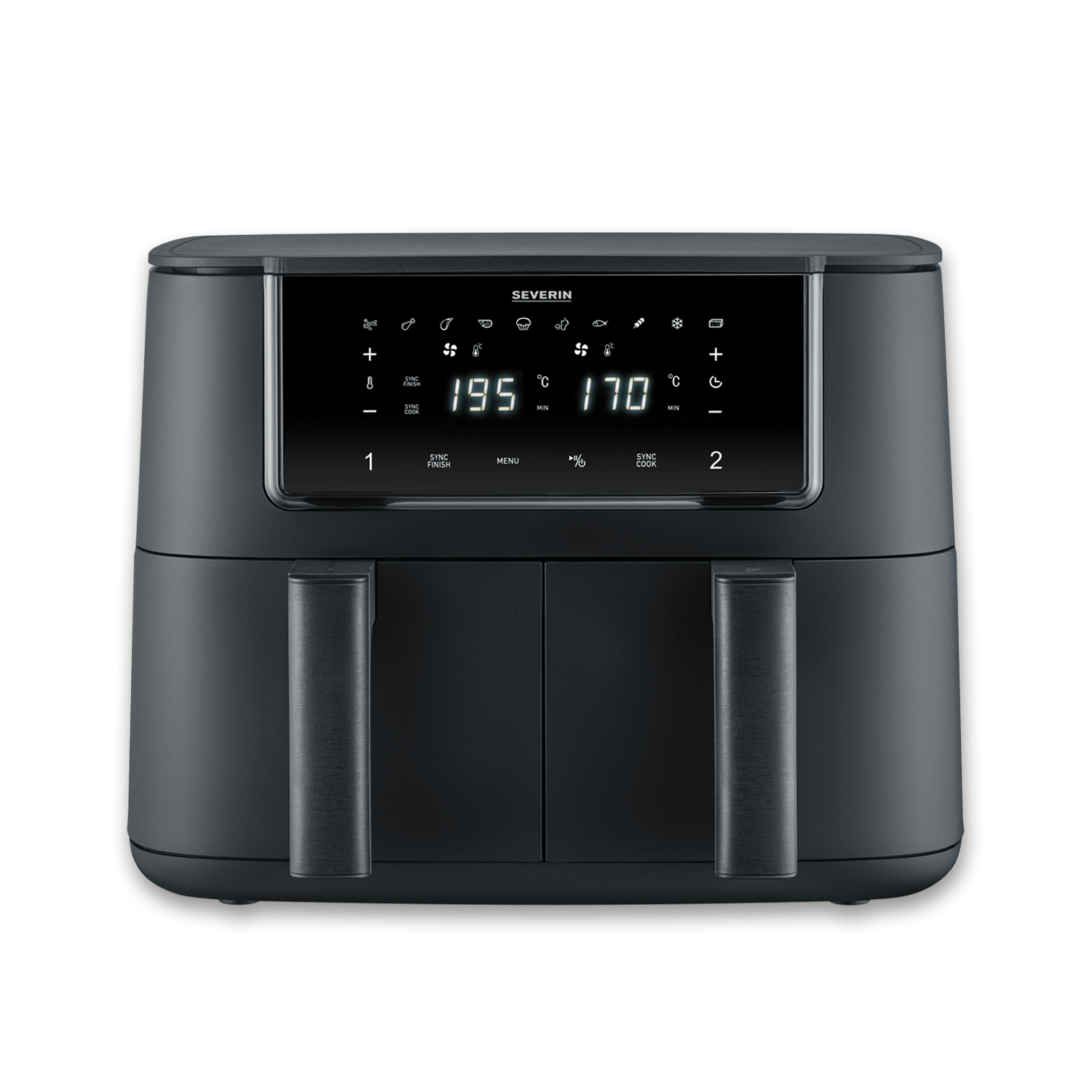 Heißluftfritteuse Black Line Dual