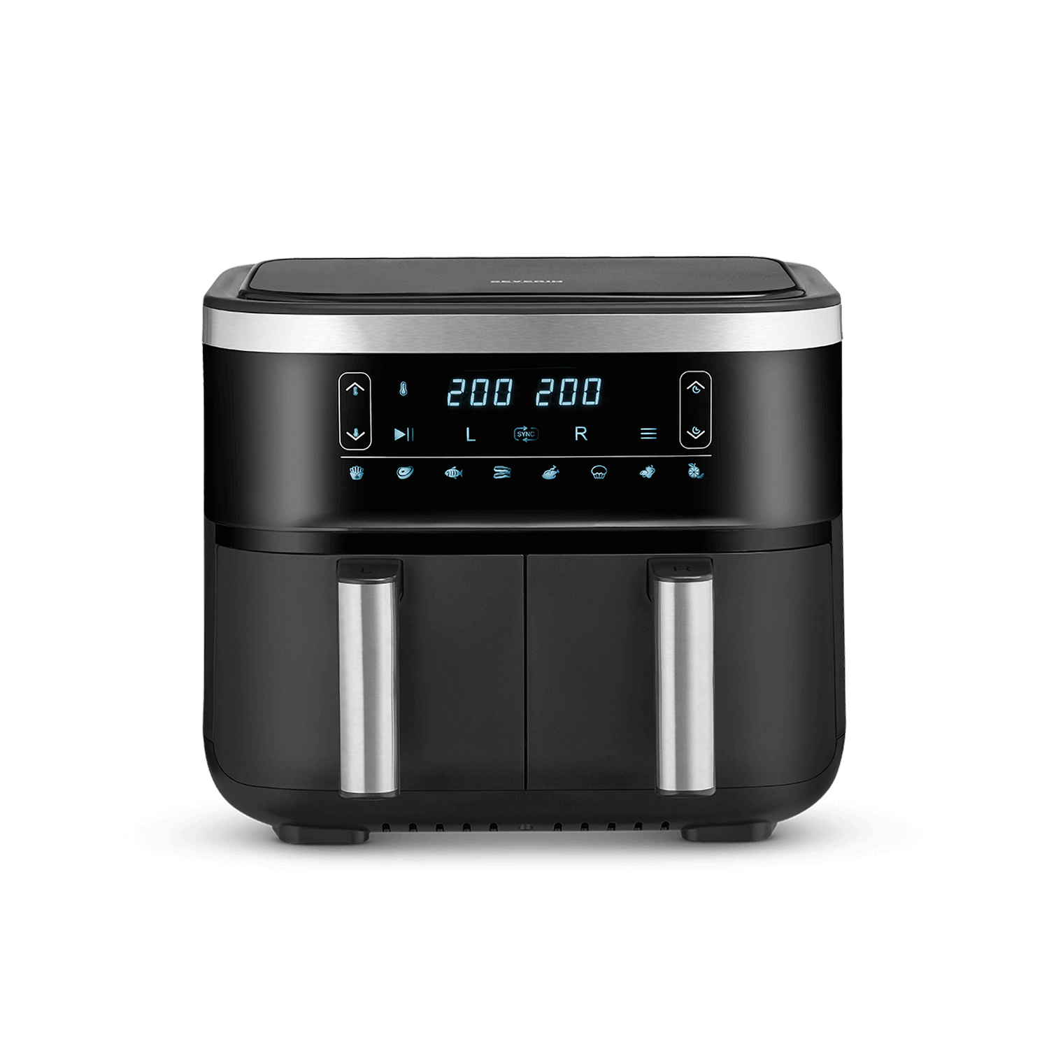 Doppel-Heißluftfritteuse