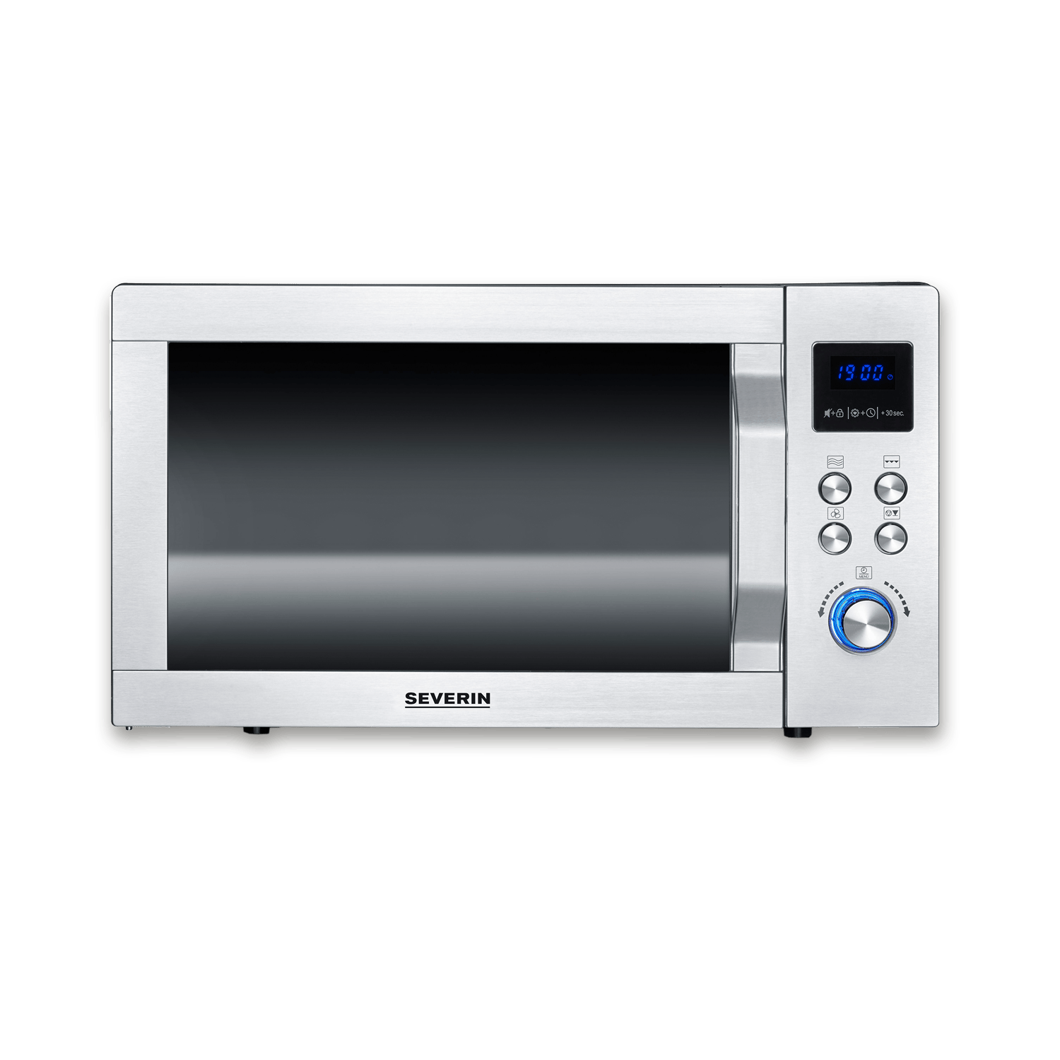 3-in-1 Mikrowelle mit Glasboden