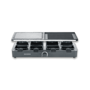 severin-raclette-und-fondue-rg-2376-raclette-mit-naturgrillstein-und-grillplatte