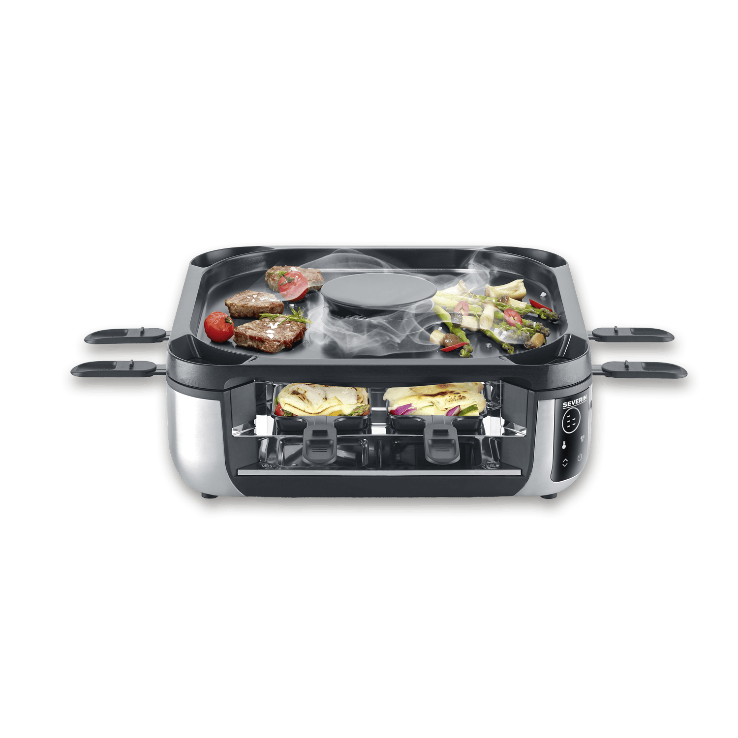 S-Joy Sevento Raclette Grill a riduzione di fumo – Bild 5