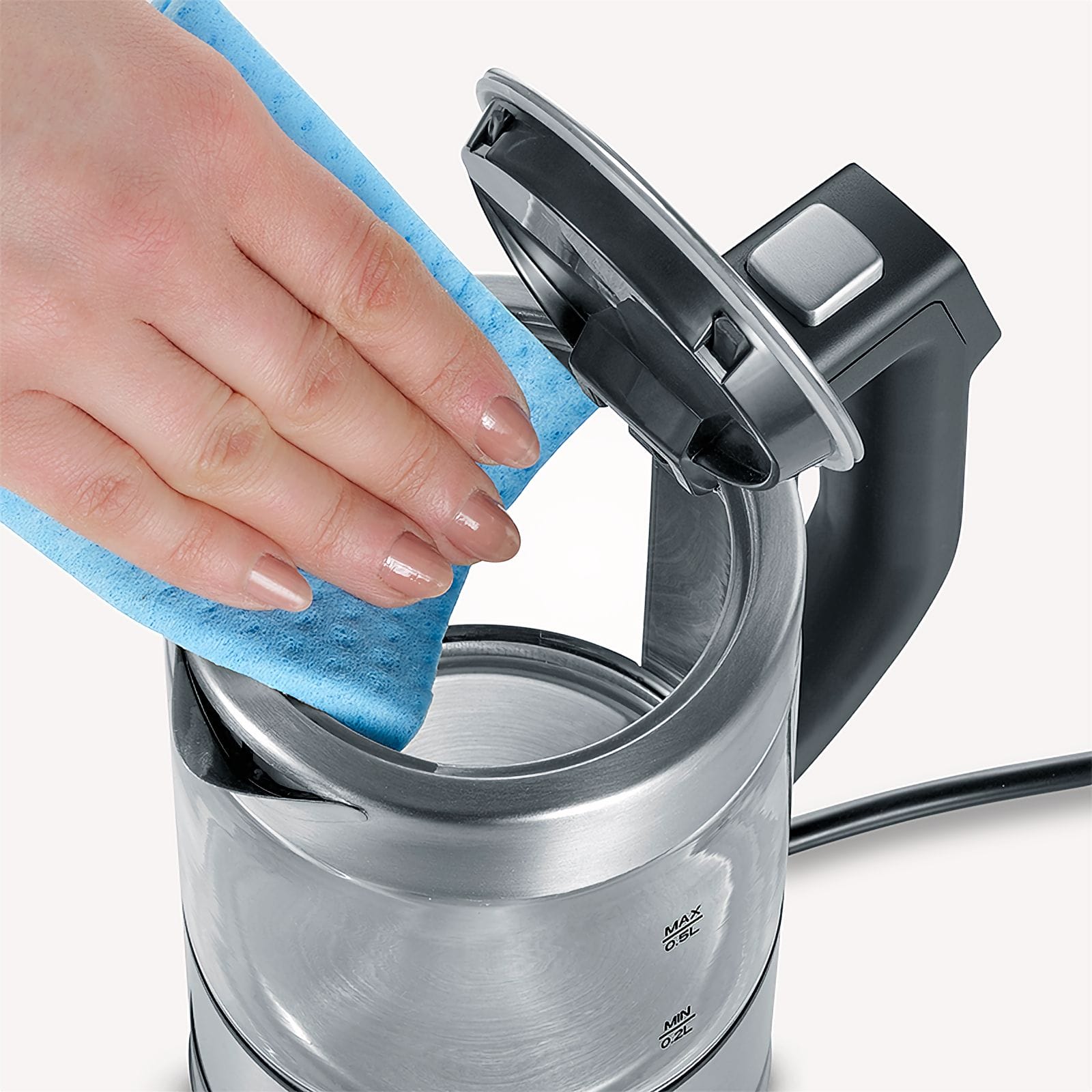 Digitale glazen mini (reis) waterkoker – Bild 8