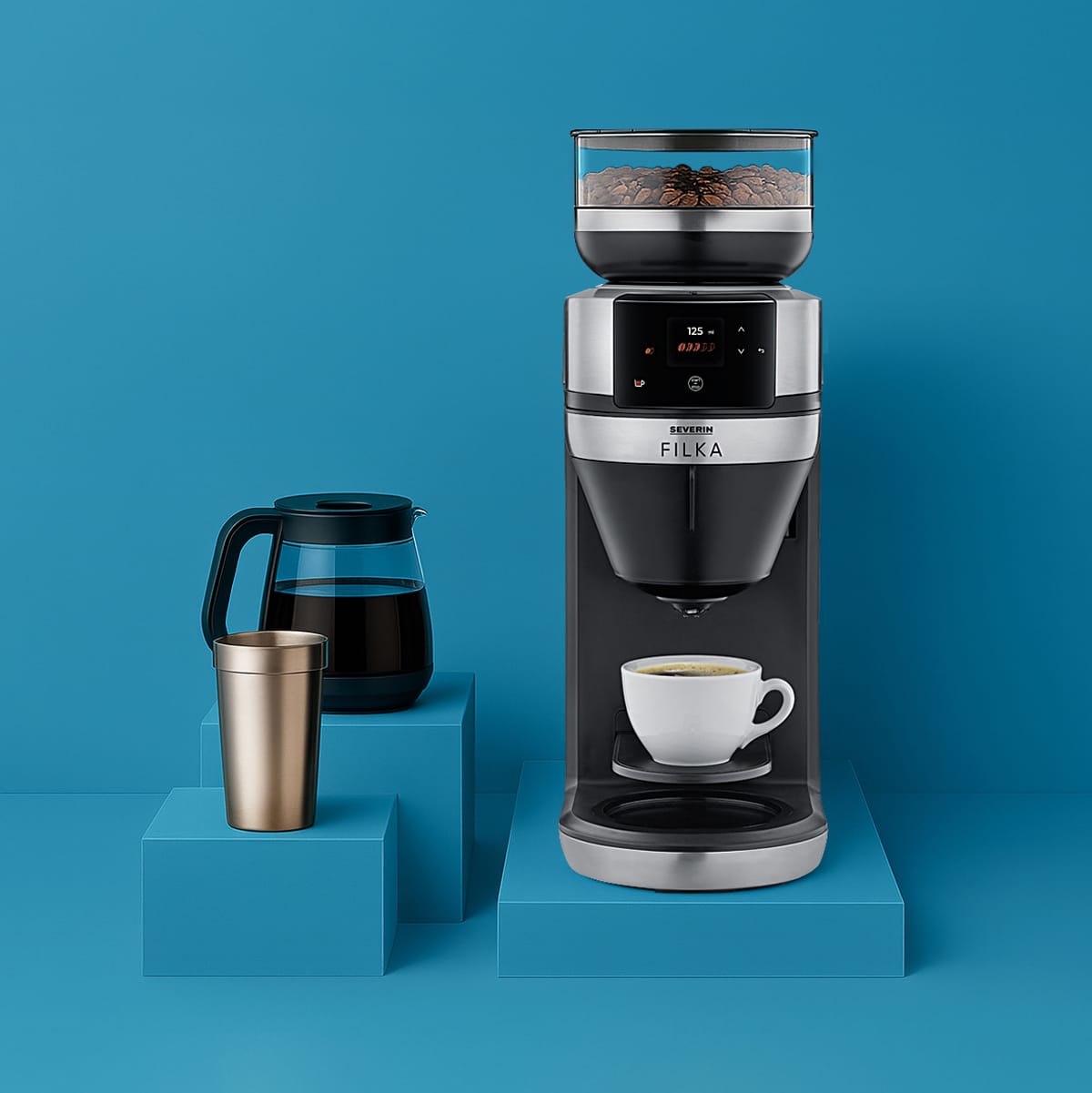 Fully automatic filter coffee machines Glass + Thermo - Severin