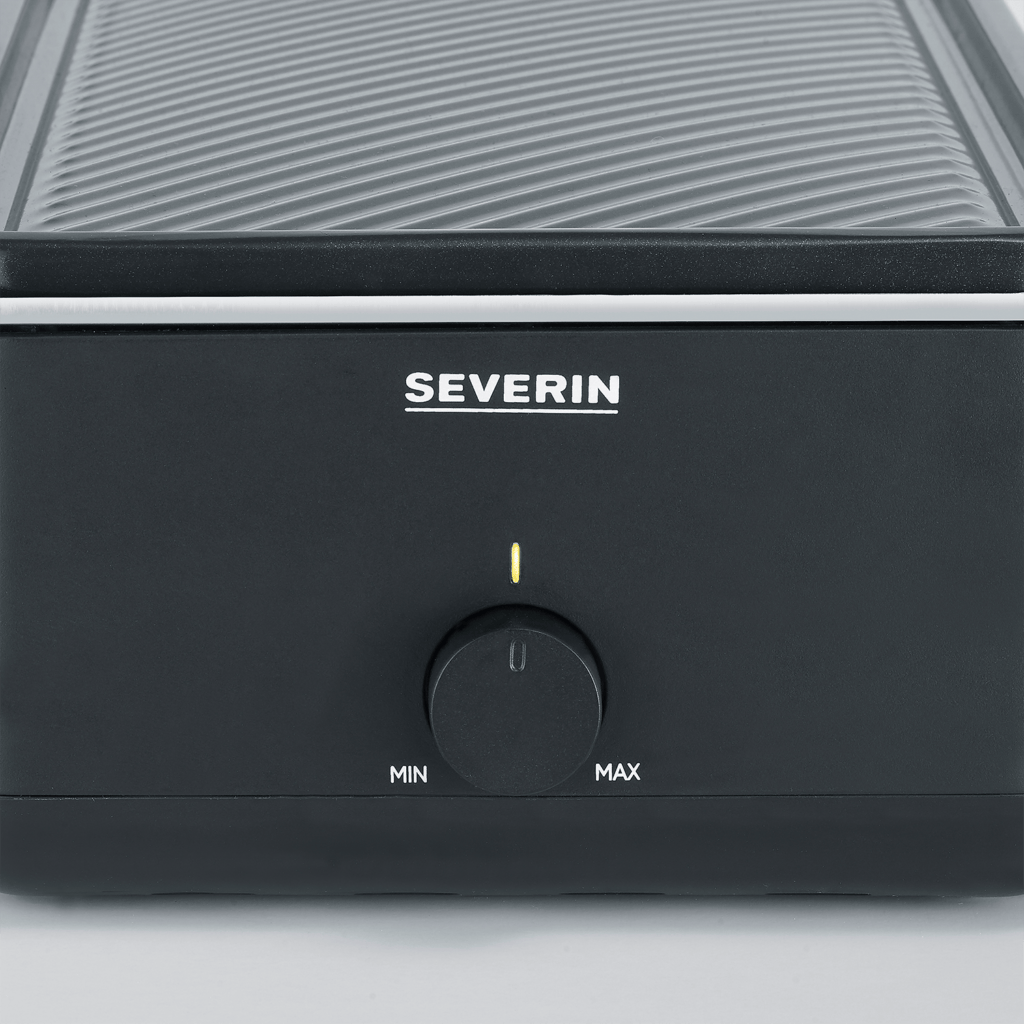 severin-raclette-und-fondue-pg-2365-black-line-lite-raclette-grill-mit-grillplatte-5
