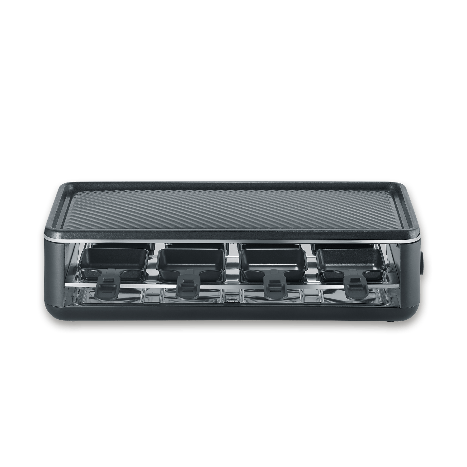 SEVERIN Black Line Lite Raclette-Grill mit Grillplatte RG 2365