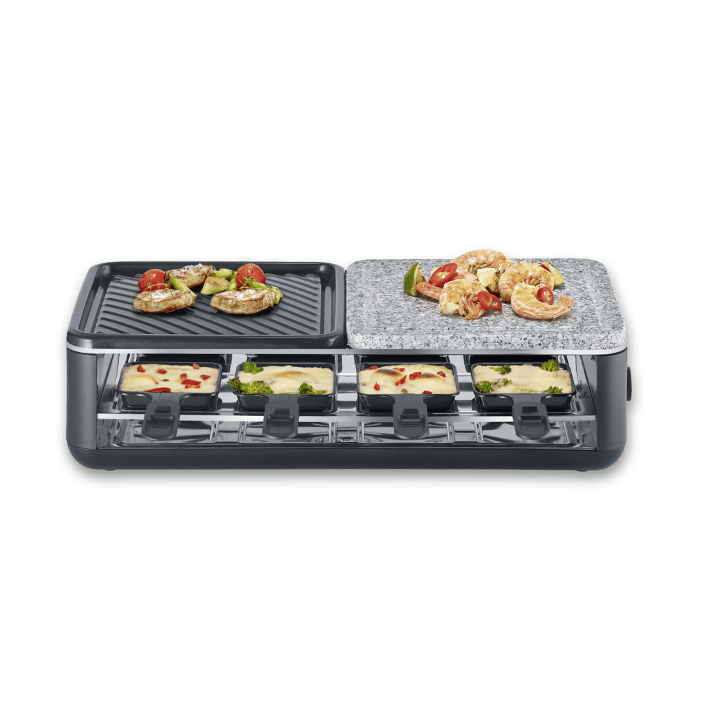 severin-raclette-und-fondue-pg-2366-black-line-lite-raclette-grill-mit-naturstein-und-grillflaeche-2