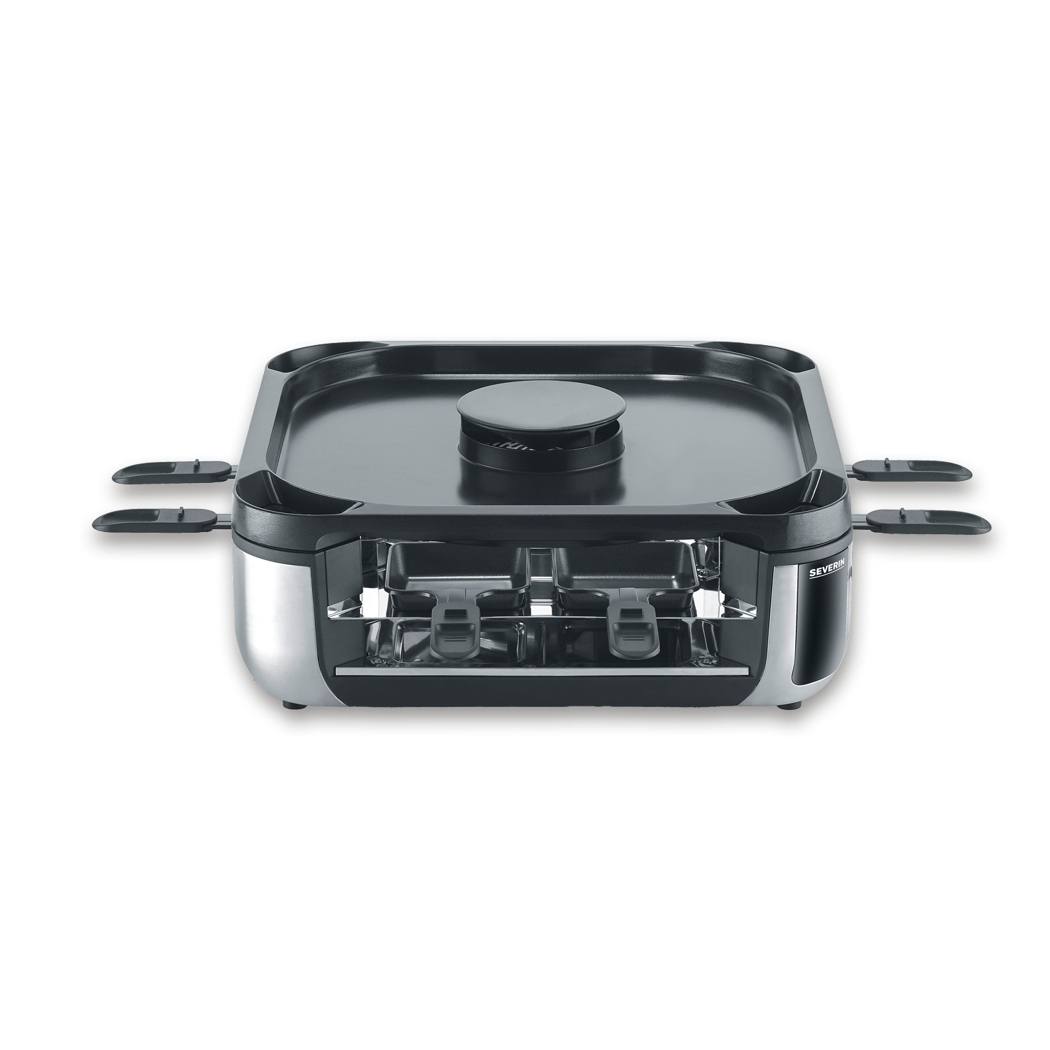 SEVERIN S-Joy Sevento Gril à raclette à fumée réduite RG 2379