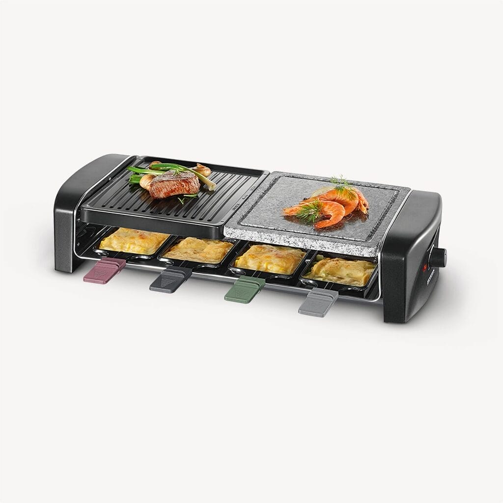 severin-raclette-und-fondue-rg-9645-raclette-grill-mit-naturgrillstein-3