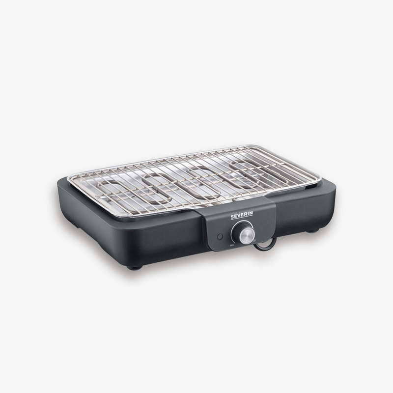 Barbecue Électrique Severin PG8554 – 2300W, Surface de Cuisson 37x29 cm