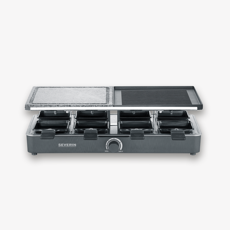severin-raclette-und-fondue-rg-2376-raclette-mit-naturgrillstein-und-grillplatte-3