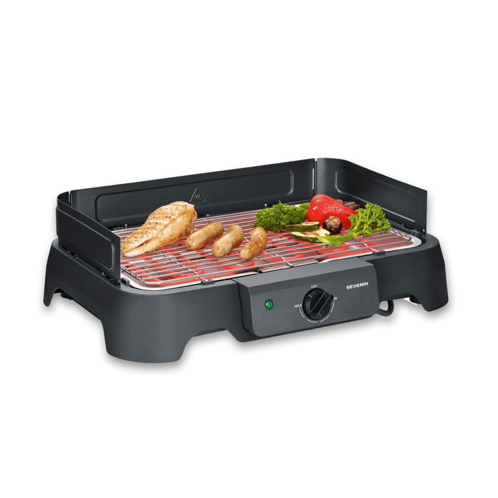Elektrischer BBQ Tischgrill mit Grillrost